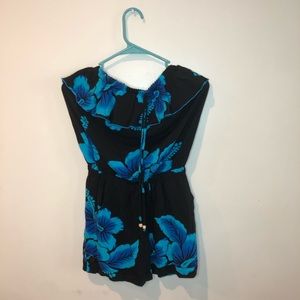 Favant Hibiscus blue island Romper